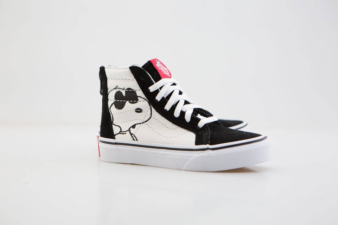 Vans x Peanuts Big Kids Sk8-Hi Zip - Joe Cool (black)