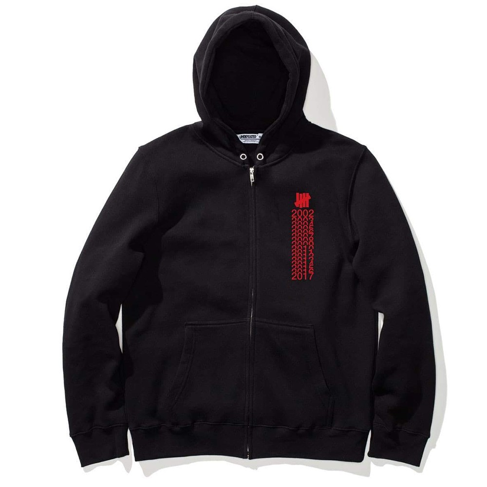 Undefeated Men Years Zip Hoody (black)