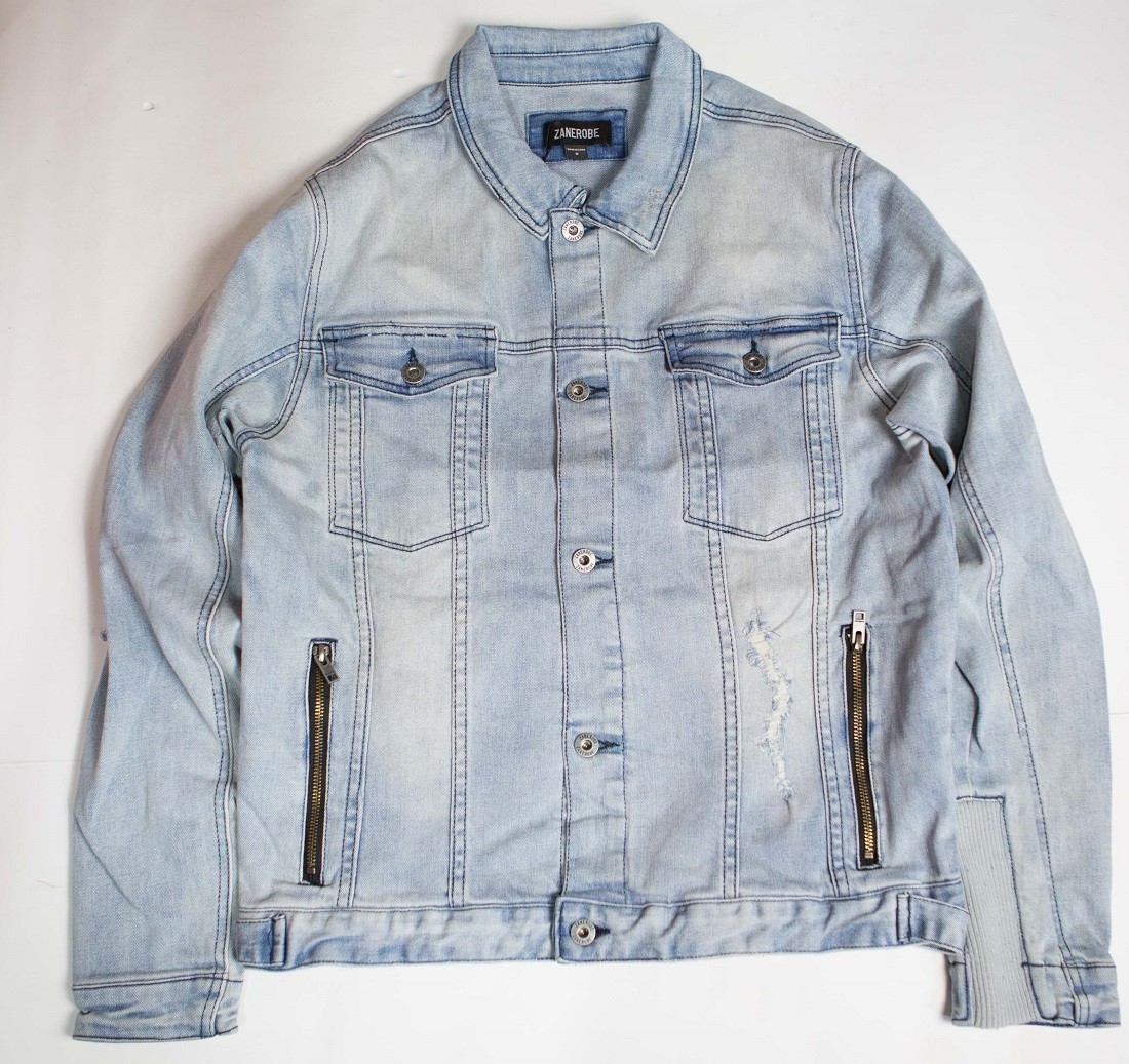 Zanerobe Men Greaser Denim Jacket (blue / denim)