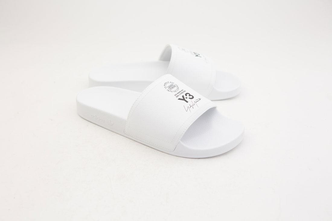 Adidas Y-3 Men Adilette (white / core black / footwear white)