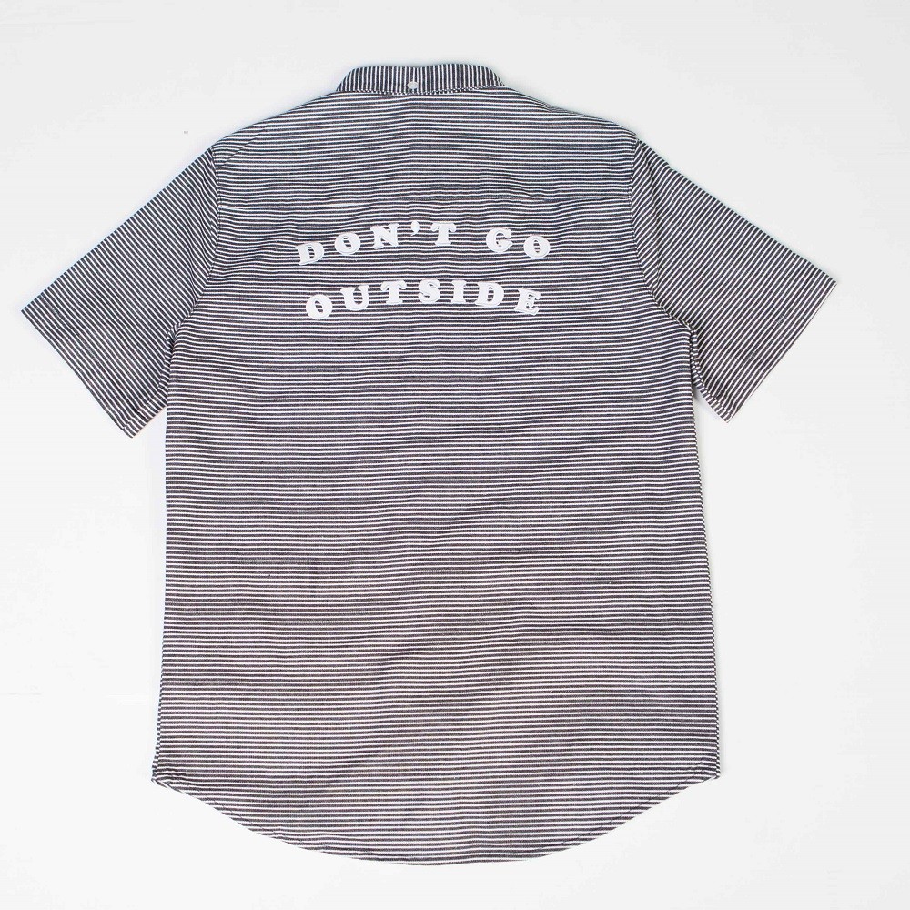 Lazy Oaf Men Don't Go Outside Shirt (black)