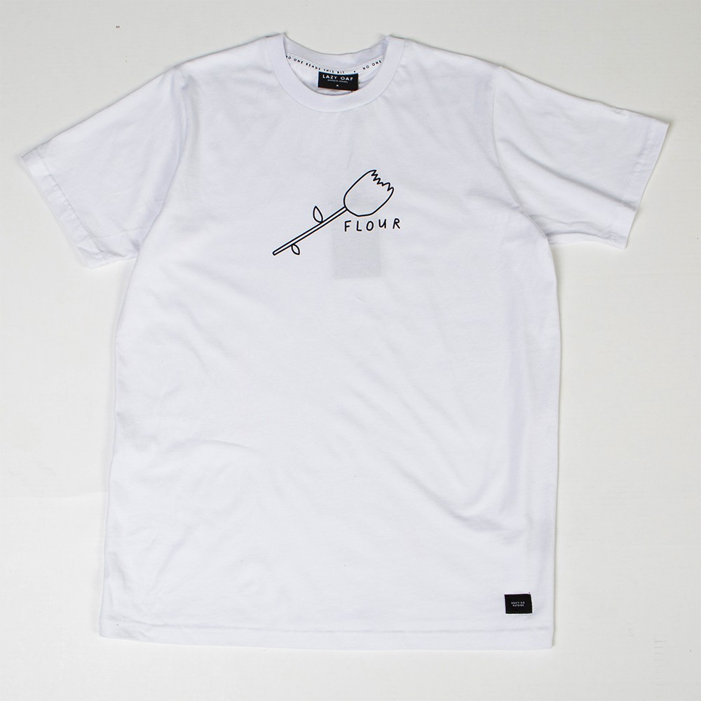 Lazy Oaf Men Flour Tee (white)