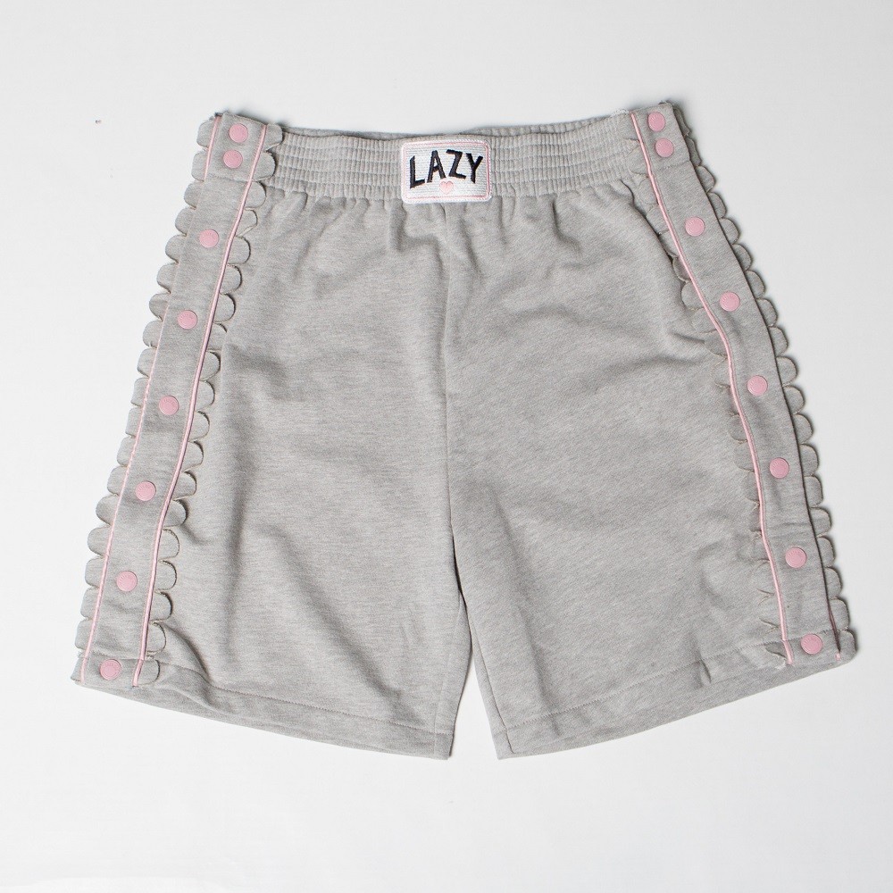 Lazy Oaf Women Lazy Popper Shorts (gray)