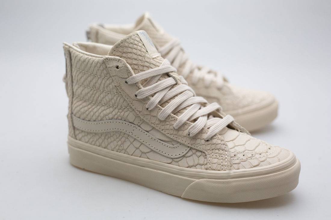 Vans Women SK8-Hi Slim Zip DX - Mono (gray / angora)