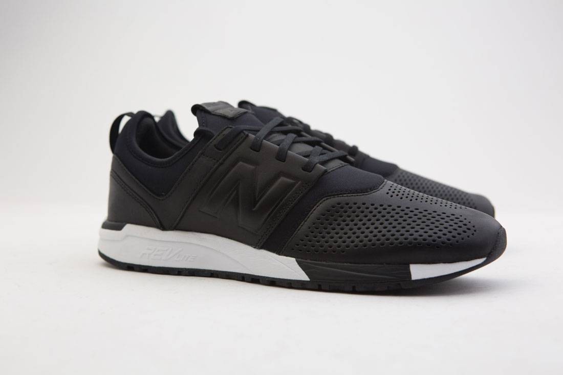 New Balance Men 247 Leather MRL247VE (black / white)