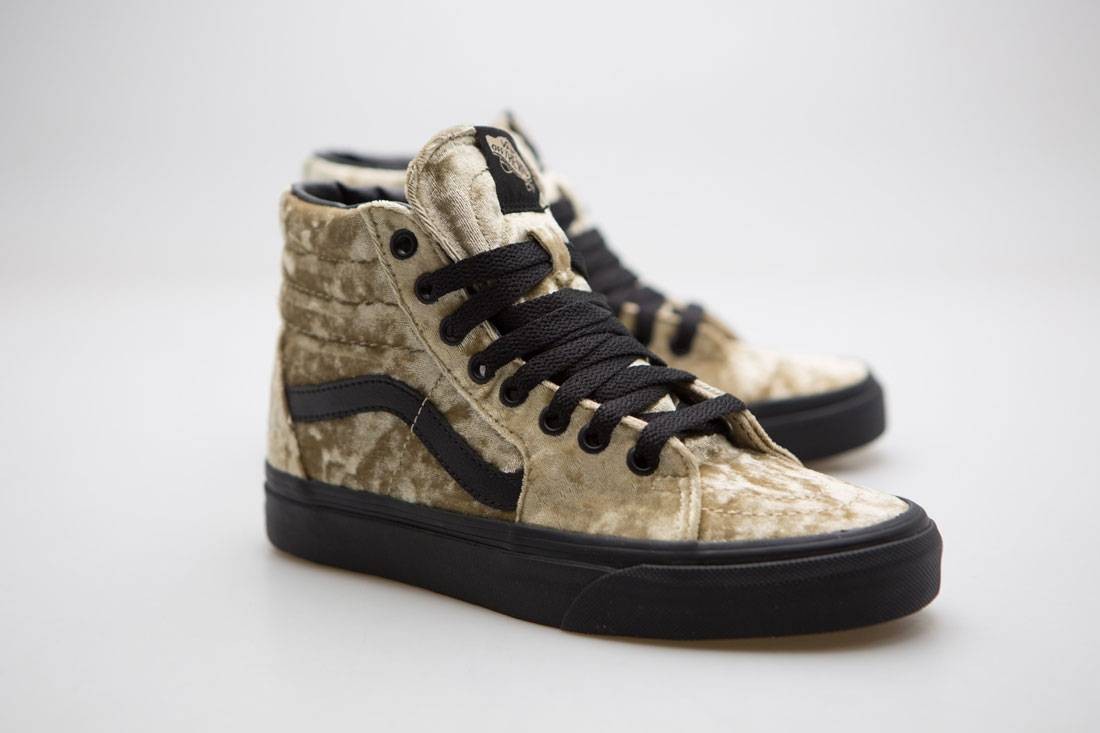 Vans Women SK8-Hi - Velvet (brown / tan)