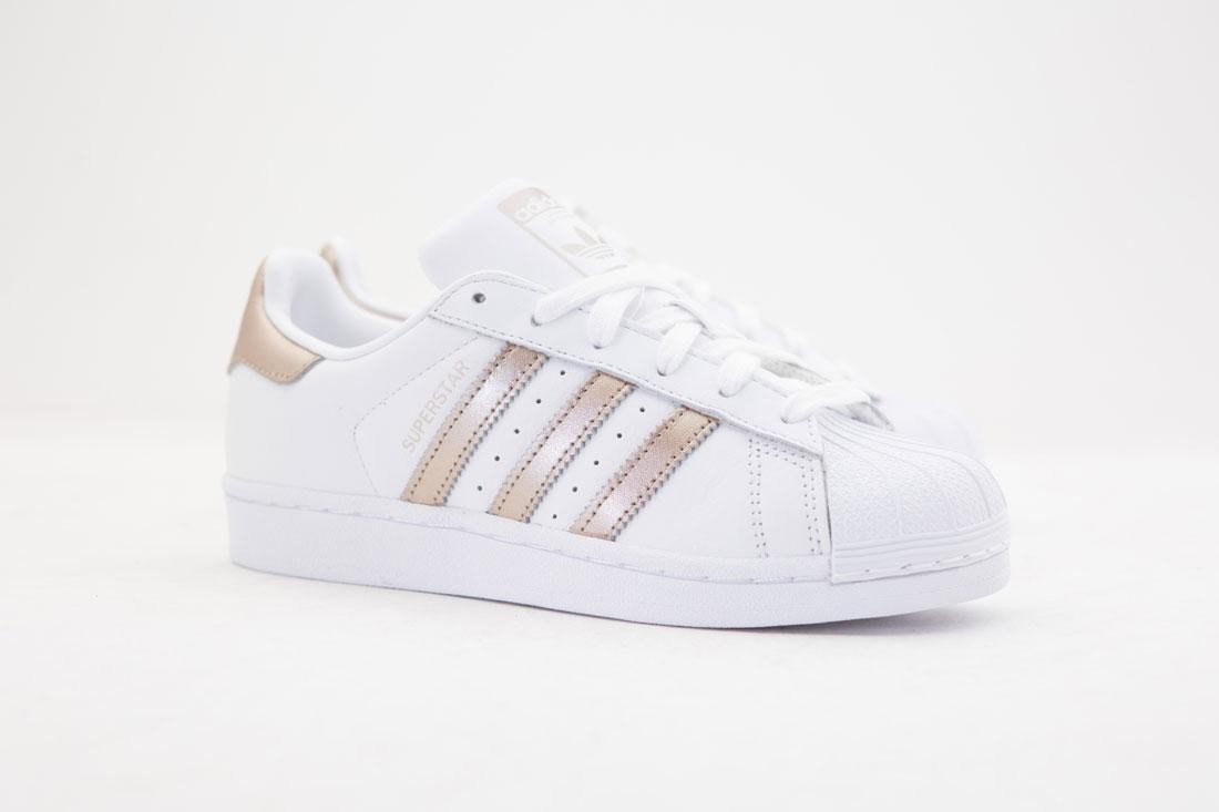 Adidas Women Superstar W (white / cyber metallic gold / footwear white)
