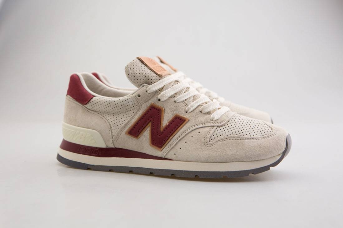 New Balance Men 995 Desert Heat M995CJB - Made In USA (tan / angora / mercury red)