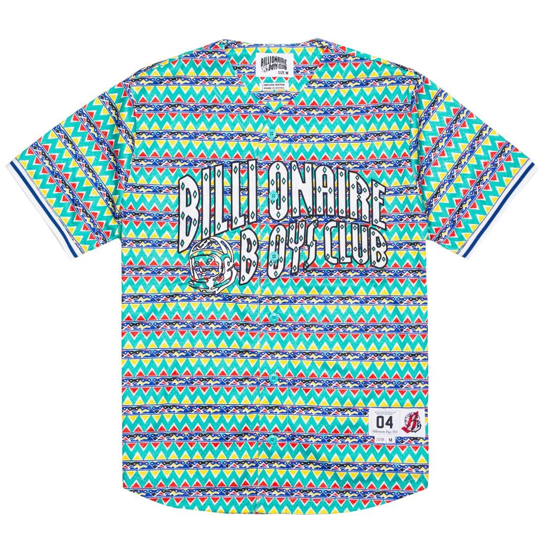 Billionaire Boys Club Men Lightyears Jersey (green / white / pattern)