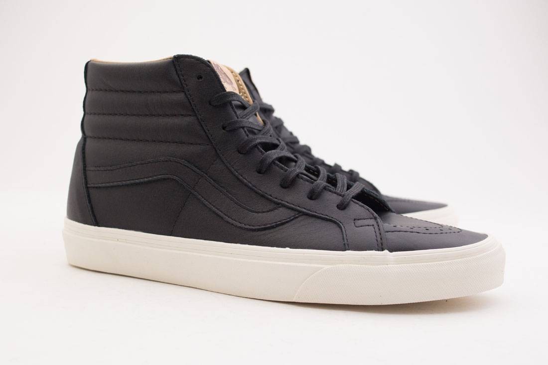 Vans Men SK8-Hi Reissue - Lux Leather (black / porcini)