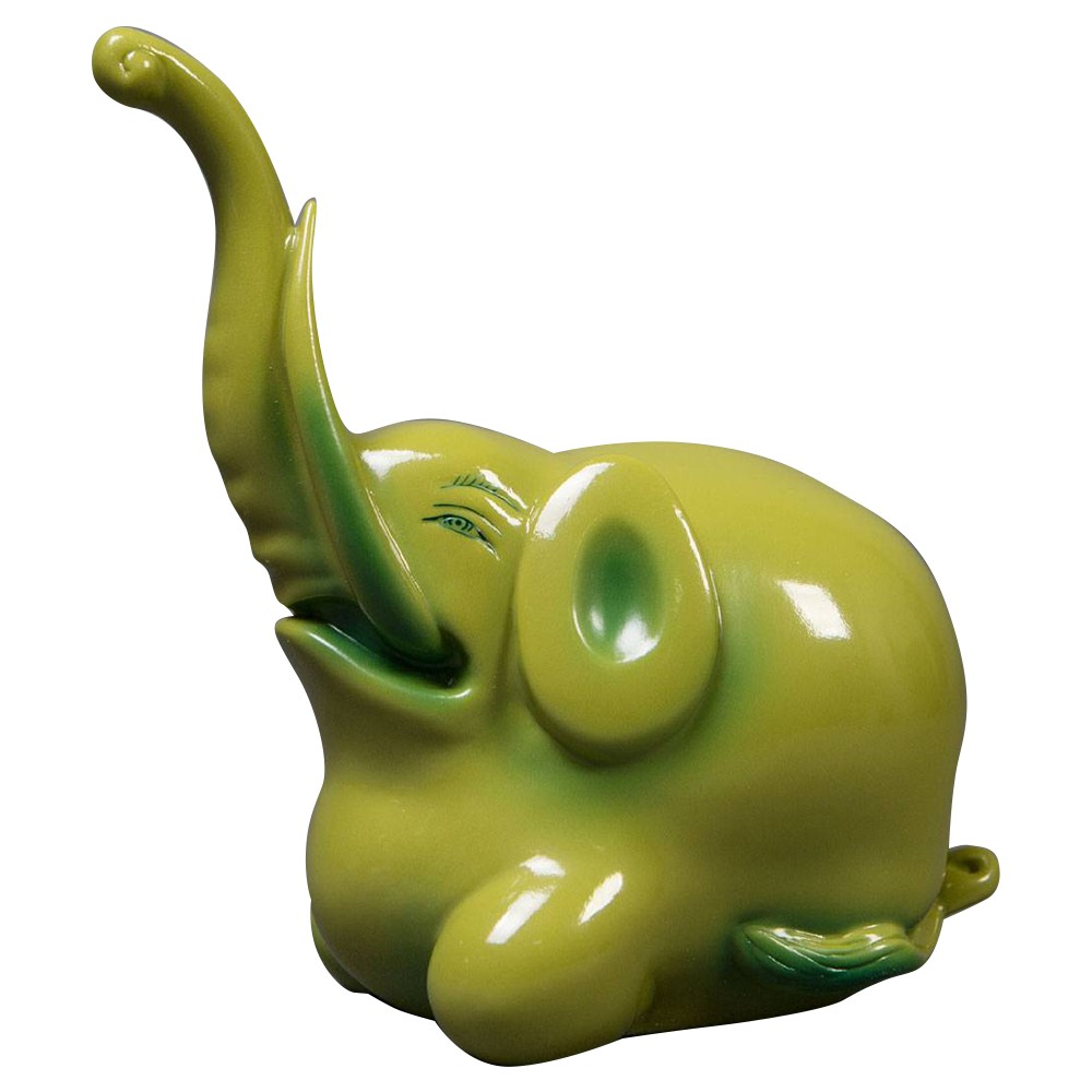 Medicom Jakuchu Jade Elephant Figure (green)