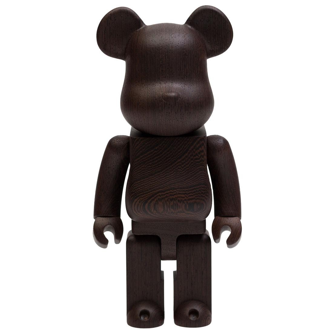 Medicom Karimoku Wenge 400% Bearbrick Figure (brown)