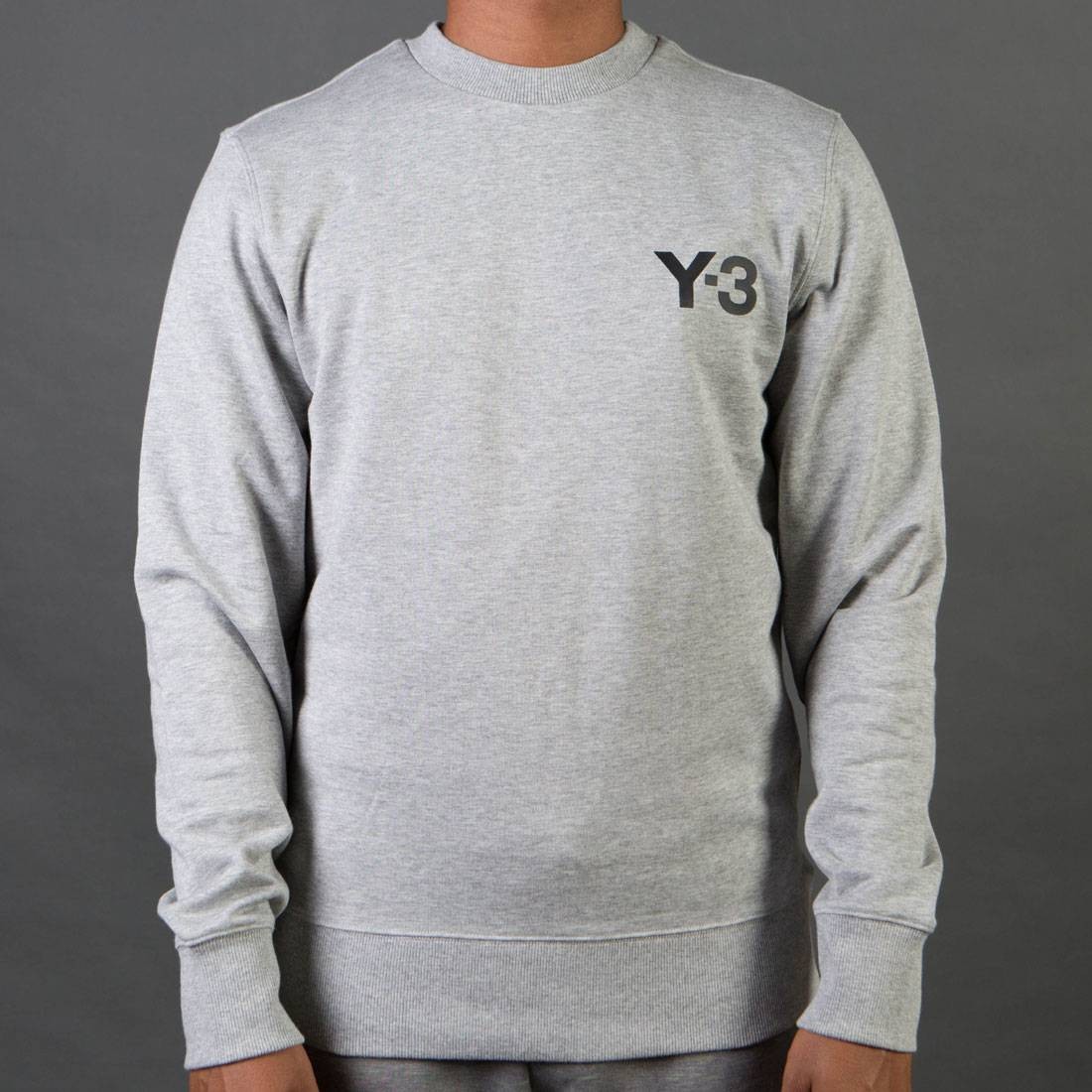 Adidas Y-3 Men Classic Sweater (gray / medium grey heather)