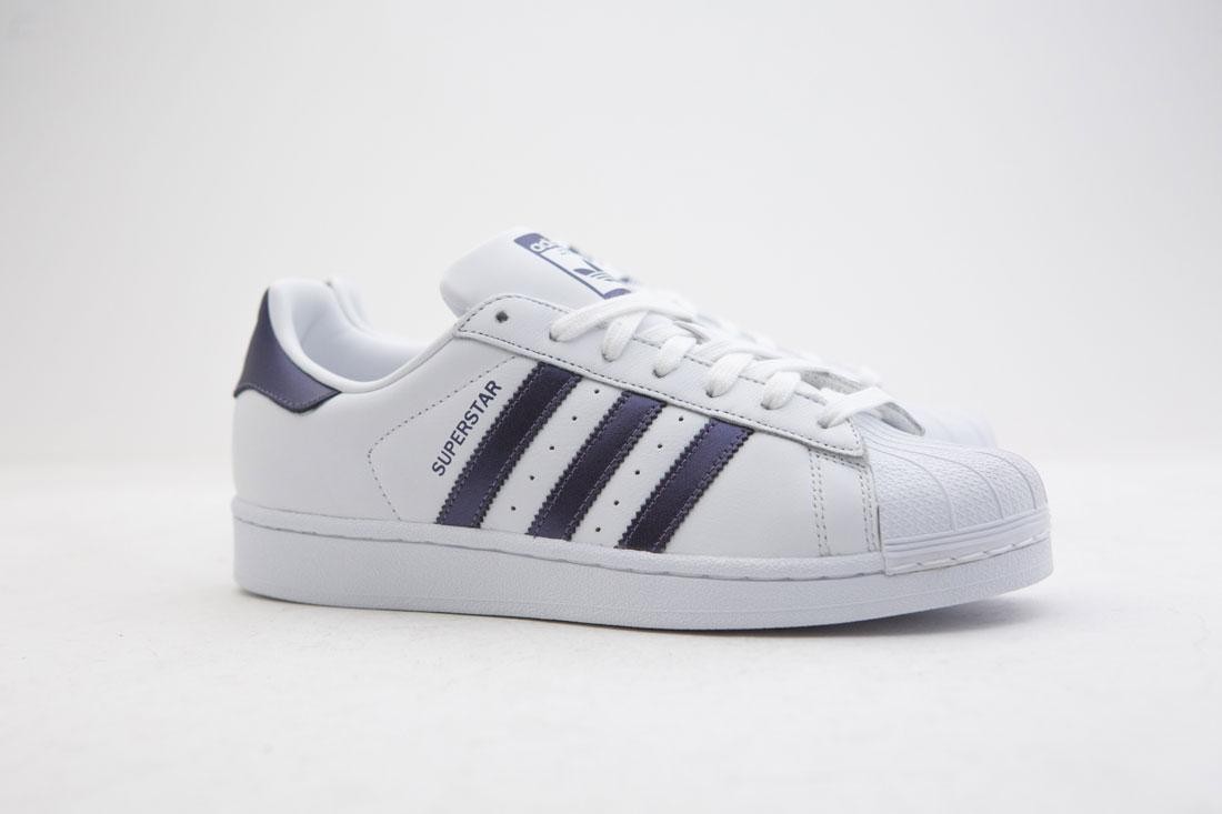 Adidas Women Superstar W (white / purple night metallic / footwear white)