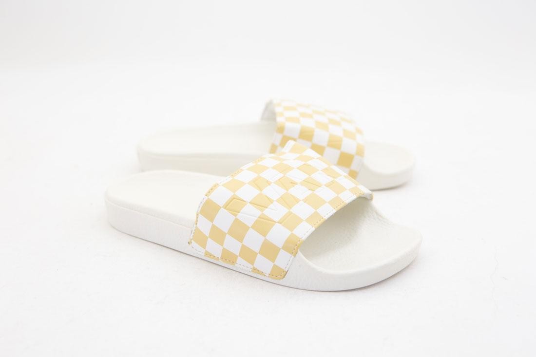 Vans Women Slide-On - Checkerboard (white / gold)