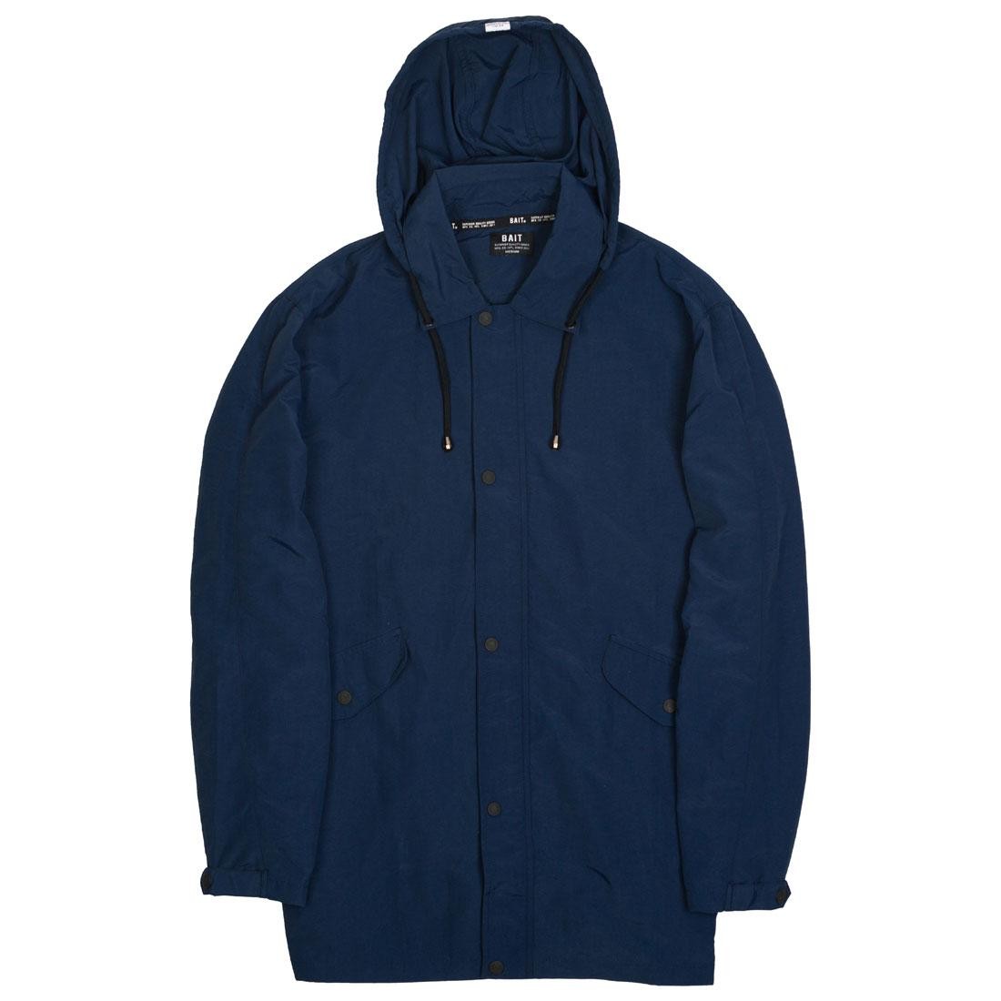 BAIT Men Nylon Windbreaker Jacket (navy / blue)