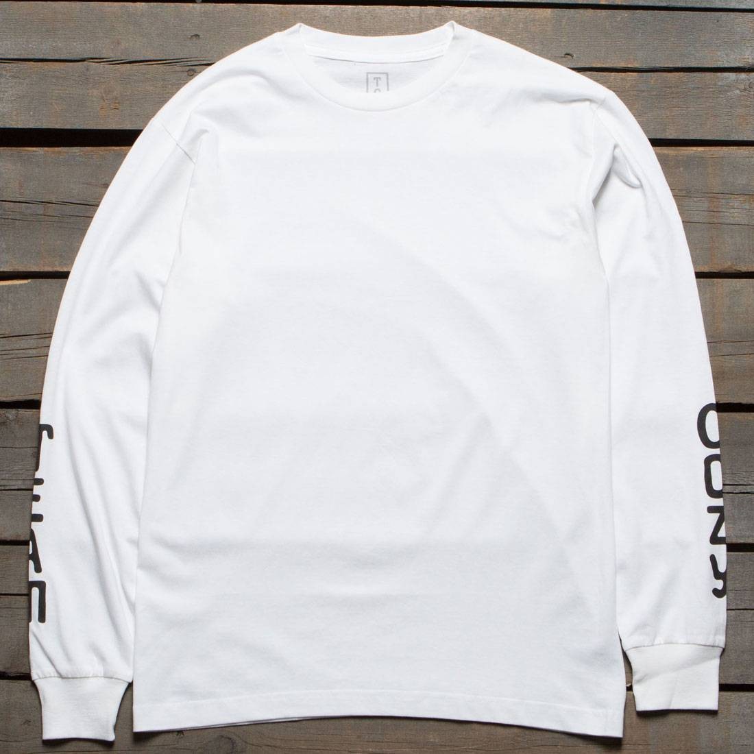 Team Cozy Men Logo Long Sleeve Tee (white)