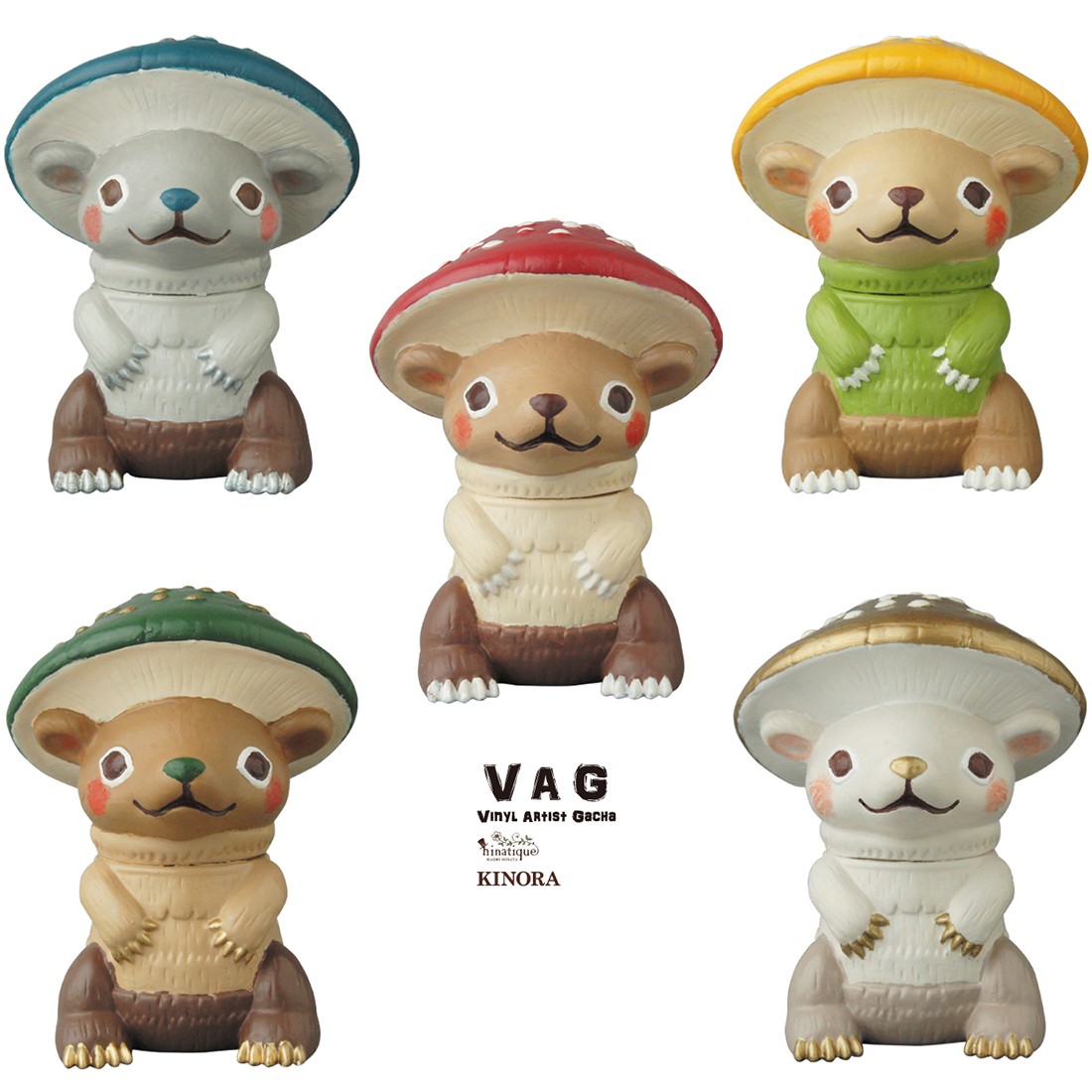 Medicom VAG Vinyl Artist Gacha Box Series 20 By Kaori Hinata Kinora Figure - 1 Blind Box