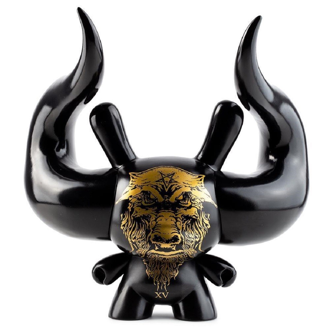 Kidrobot x Godmachine Arcane Divination The Black Devil 8 Inch Dunny Art Figure (black)