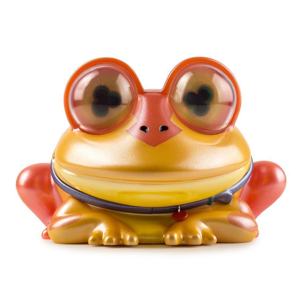 Kidrobot x Futurama All Hail Hypnotoad 6 Inch Metallic Art Medium Figure (orange)
