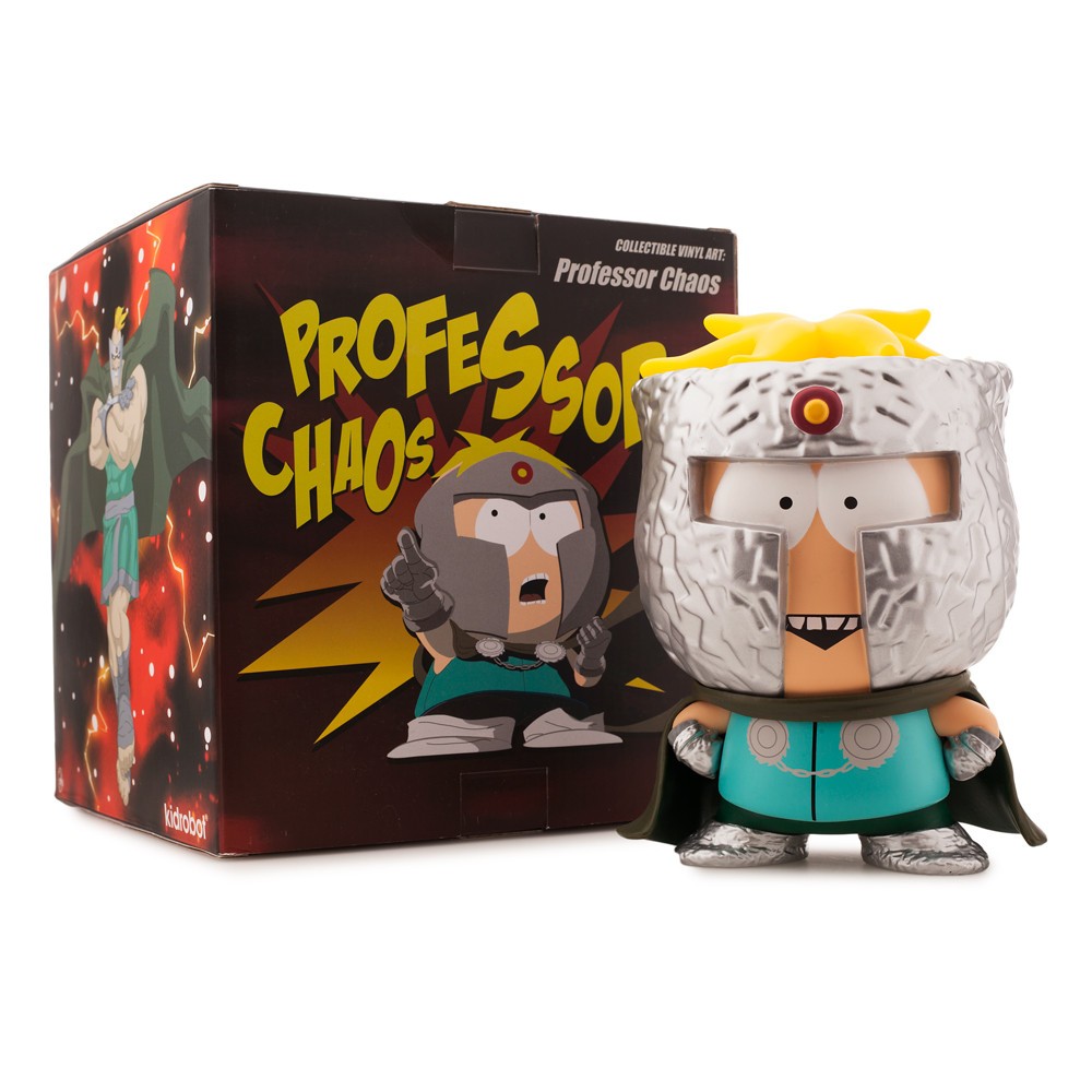 Kidrobot x South Park The Fractured But Whole Professor Chaos 7 Inch Medium Figure (silver)
