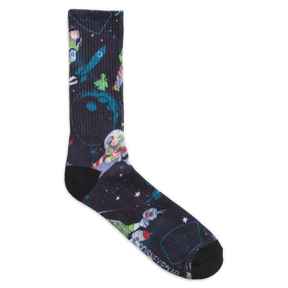 Vans x Disney Toy Story Crew Socks - Buzz Lightyear (black / purple)