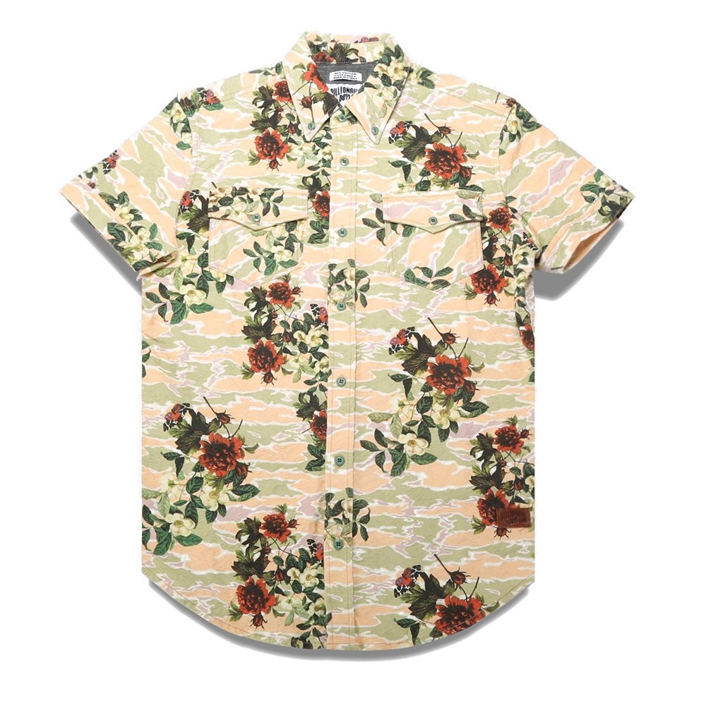Billionaire Boys Club Men Garden Woven Shirt (white / eggnog)