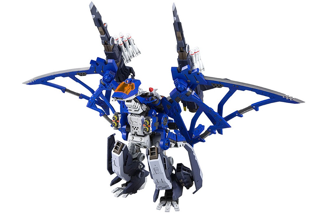 Kotobukiya Zoids RZ-010 Pteras Bomber Marking Plus Ver. Plastic Model Kit (blue)