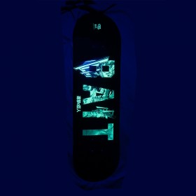 BAIT x Attack On Titan BAIT Logo Skatedeck (black)