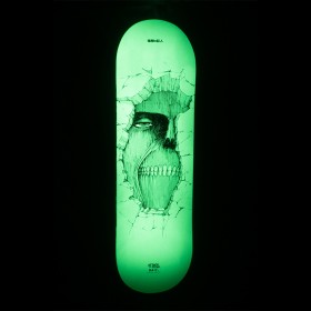 BAIT x Attack On Titan Wall Skatedeck (white)