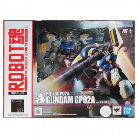 Bandai The Robot Spirits Mobile Suit Gundam RX-78GP02A Gundam GP02 Ver. A.N.I.M.E. Figure (gray)