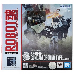 Bandai The Robot Spirits Mobile Suit Gundam The 08th MS Team Side MS RX-79(G) Gundam Ground Type ver. A.N.I.M.E. Figure (gray)