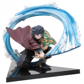 Bandai Ichibansho Demon Slayer Kimetsu no Yaiba Giyu Tomioka Proceed With Unbreakable Heart And Sword Figure (red)