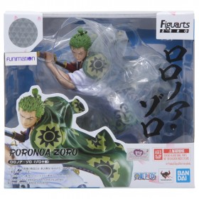 Bandai Figuarts Zero One Piece Roronoa Zoro Zorojuro Figure (green)