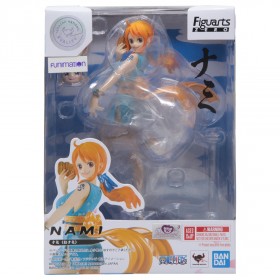 Bandai Figuarts Zero One Piece Nami Onami And O-Tama Figure (blue)