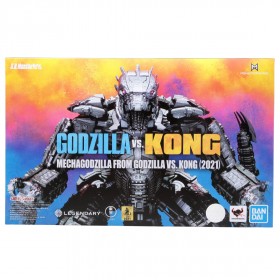 Bandai S.H.MonsterArts Godzilla Vs. Kong 2021 Movie Mechagodzilla Figure (silver)