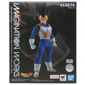 Bandai Imagination Works Dragon Ball Z Vegeta Figure (blue)