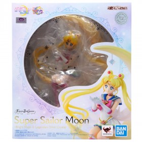 Bandai Figuarts Zero Chouette Pretty Guardian Sailor Moon Eternal The Movie Super Sailor Moon Bright Moon And Legendary Silver Crystal Figure (yellow)