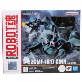 Bandai The Robot Spirits Mobile Suit Gundam Seed Side MS ZGMF-1017 Ginn Ver. A.N.I.M.E. Figure (green)