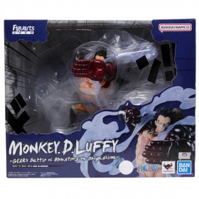 Bandai Figuarts Zero One Piece Extra Battle Monkey D. Luffy Gear 4 Battle Of Monsters On Onigashima Figure (burgundy)
