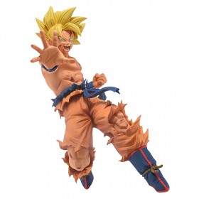Banpresto Dragon Ball Super Drawn By Toyotaro!! Father-Son Kamehameha Super Saiyan Son Goku Figure (yellow)
