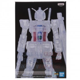 Banpresto Mobile Suit Gundam Internal Structure RX-78-2 Gundam Weapon Ver. B Figure (black / clear)