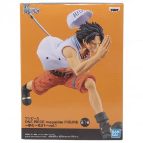 Banpresto One Piece Magazine Figure A Piece Of Dream No. 1 Vol. 1 Portgas D. Ace Figure (white)
