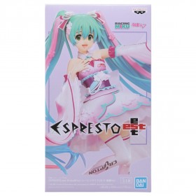 Banpresto Hatsune Miku Racing 2019 Kimono Ver. Espresto Est Dress And Hair Prize Figure (pink)