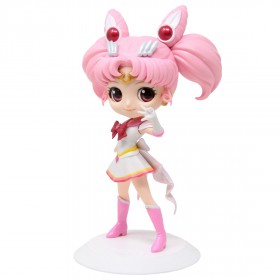 Banpresto Q Posket Pretty Guardian Sailor Moon Eternal The Movie Super Sailor Chibi Moon Ver. A Figure Re-Run (pink)
