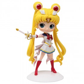 Banpresto Q Posket Pretty Guardian Sailor Moon Eternal The Movie Super Sailor Moon-Moon Kaleidoscope Version Re-Run (yellow)
