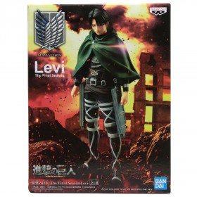 Banpresto Attack On Titan The Final Season Levi Ackerman Figure (green)