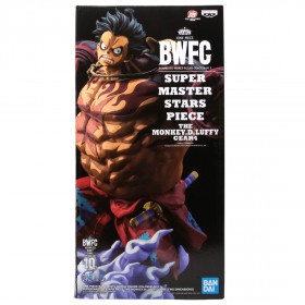 Banpresto One Piece Banpresto World Figure Colosseum 3 Super Master Stars Piece The Monkey D. Luffy Gear4 Two Dimensions Figure (red)