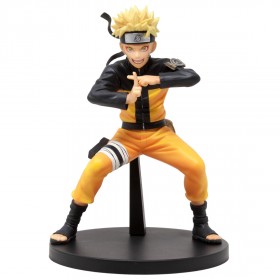 Banpresto Naruto Shippuden Vibration Stars Nara Shikamaru And Uzumaki Naruto - B Uzumaki Naruto Figure (orange)