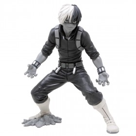 Banpresto My Hero Academia Banpresto World Figure Colosseum Modeling Academy Super Master Stars Piece The Shoto Todoroki The Tones Figure (gray)